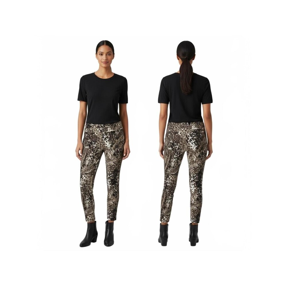 Legging Leopard Paisley Print Casual